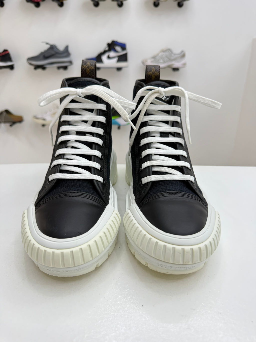 Louis Vuitton Squad Sneaker Boot - T.37,57 Cleantapaire