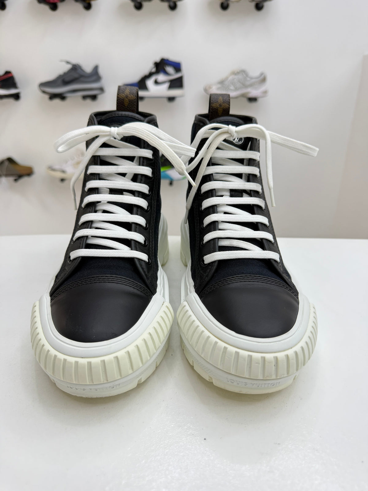 Louis Vuitton Squad Sneaker Boot - T.37,57 Cleantapaire