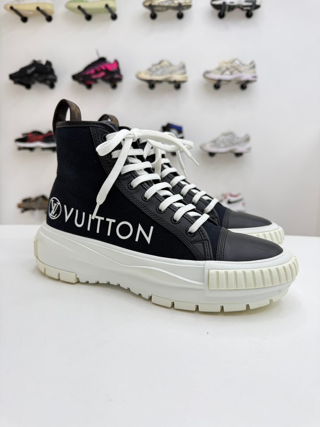 Louis Vuitton Squad Sneaker Boot - T.37,57 Cleantapaire