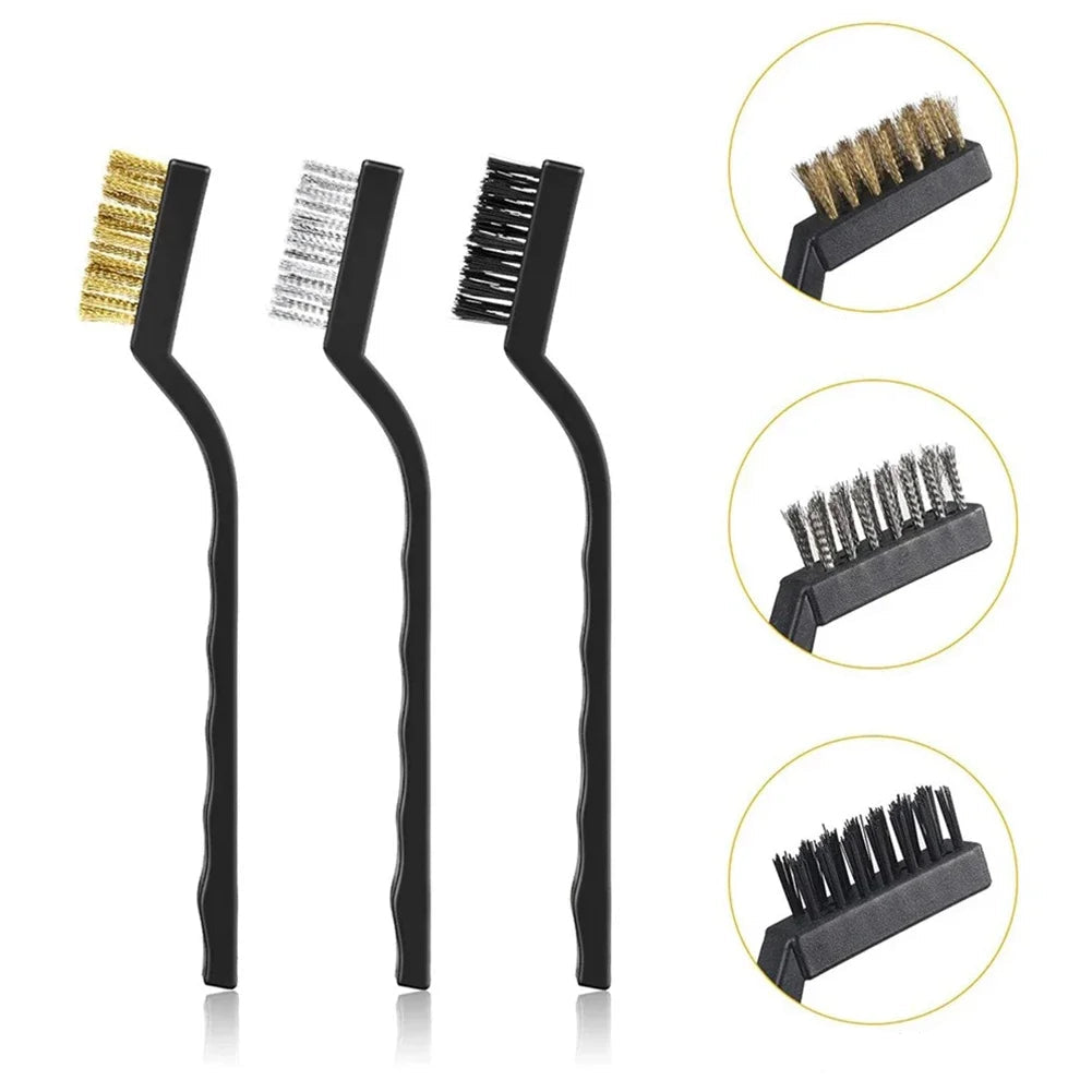Brosses en nylon, laiton ou acier inoxydable